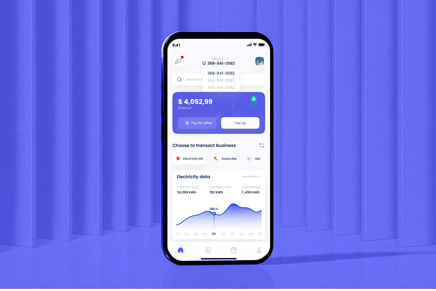 Wattime mobile interface